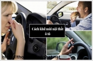 Cách khử mùi xe ô tô nhanh chóng và hiệu quả!
