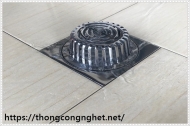 Cách xử lý ống thoát nước sàn bị tắc nghẽn trong mùa mưa!