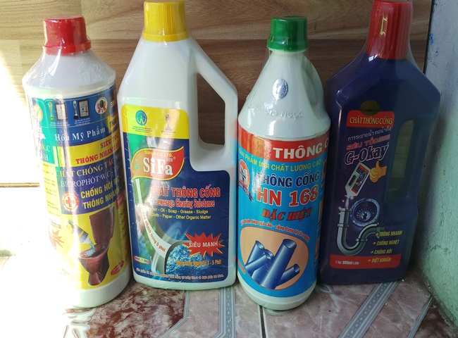 Sifa H&oacute;a chất th&ocirc;ng cống nghẹt