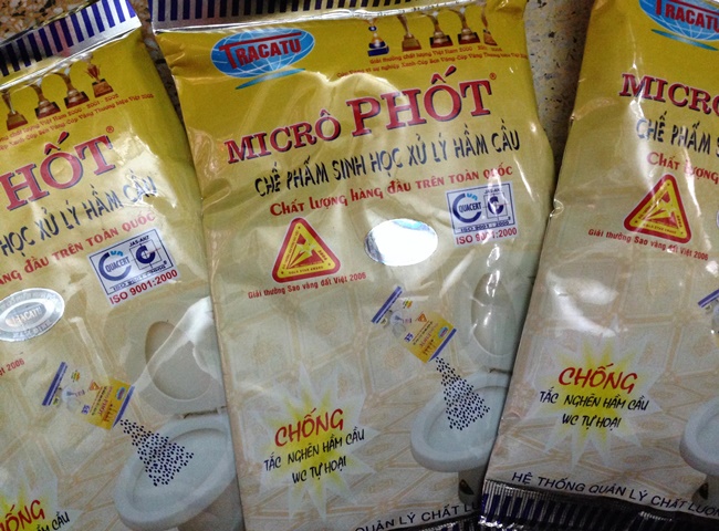 Bột khử m&ugrave;i h&ocirc;i cống Microphot