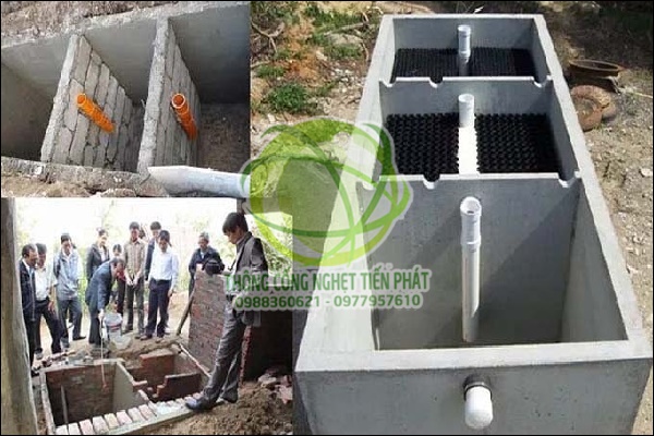 Bể chứa tự hoại 3 ngăn