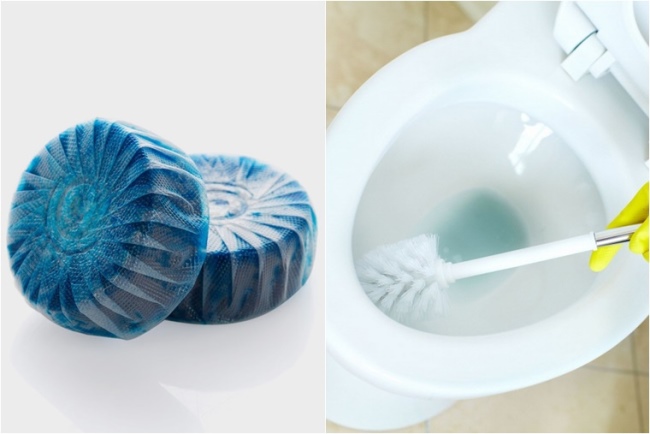 Sử dụng vi&ecirc;n tẩy bồn cầu