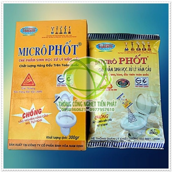Sản phẩm bột th&ocirc;ng cống microphot.