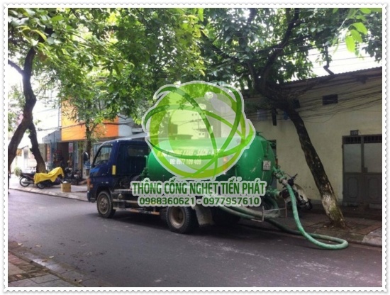 Xe r&uacute;t hầm cầu.