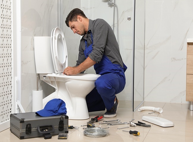 Thợ th&ocirc;ng bồn cầu Quận 9 l&agrave;m việc theo quy tr&igrave;nh