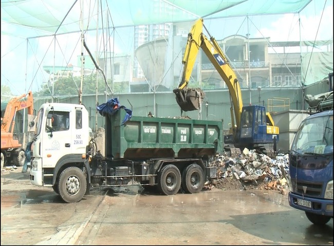 Dịch vụ thu gom rác xây dựng