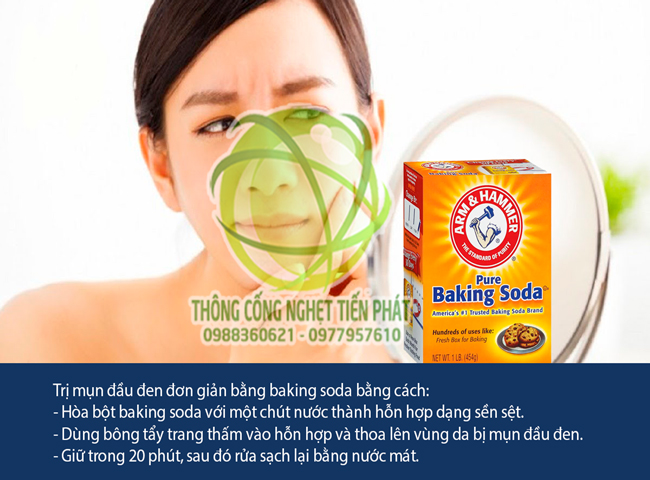 Không nên rửa mặt bằng baking soda hàng ngày.