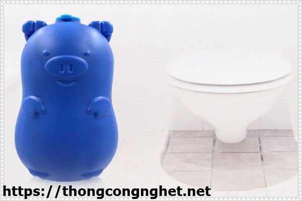 Vi&ecirc;n tẩy bồn cầu con heo